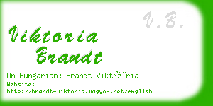 viktoria brandt business card